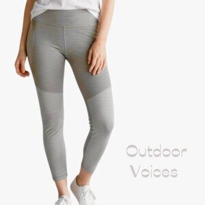 Outdoor Voices Tan Cream Athletic Leggings Size M
